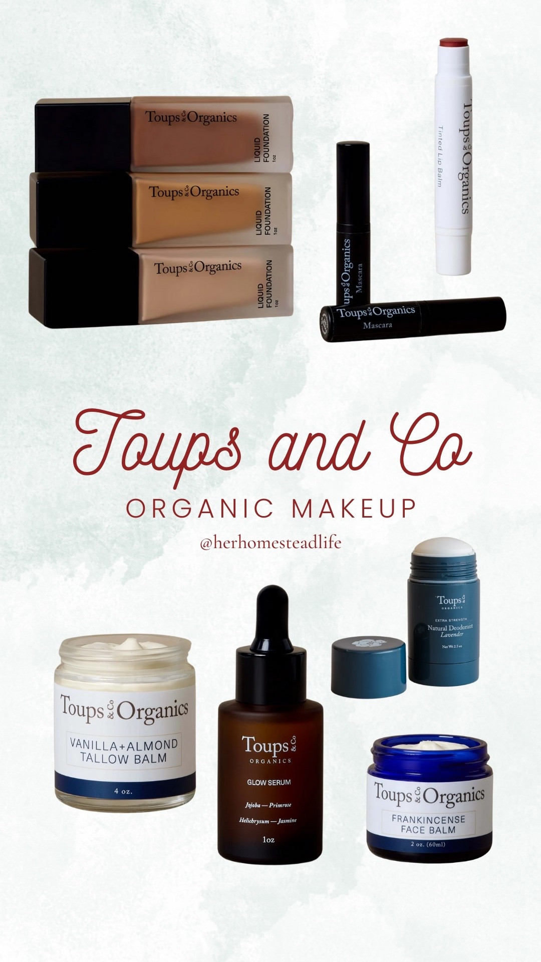 Toups and Co. makeup

Natural makeup | clean makeup | organic makeup | tallow 

#LTKBeauty #LTKGiftGuide #LTKHoliday