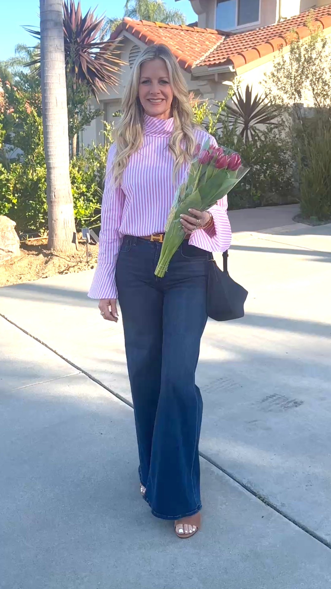 A fun top can elevate your look and dress up your fave jeans. Wearing this beautiful top from Benaar (avail in blue & white stripe…pre-order) and jeans from Mother. Wearing a small and 25 jeans. 

Red Carpet of Life, spring outfit, Tiiu Loigu, LTK over 50

#LTKWatchNow #LTKStyleTip #LTKOver40