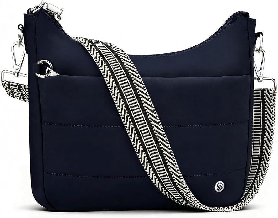 Anti Theft Crossbody Purse Hobo Crossbody Bags for Women, Quilted Puffer Bag Slouchy Built-in Wal... | Amazon (US)