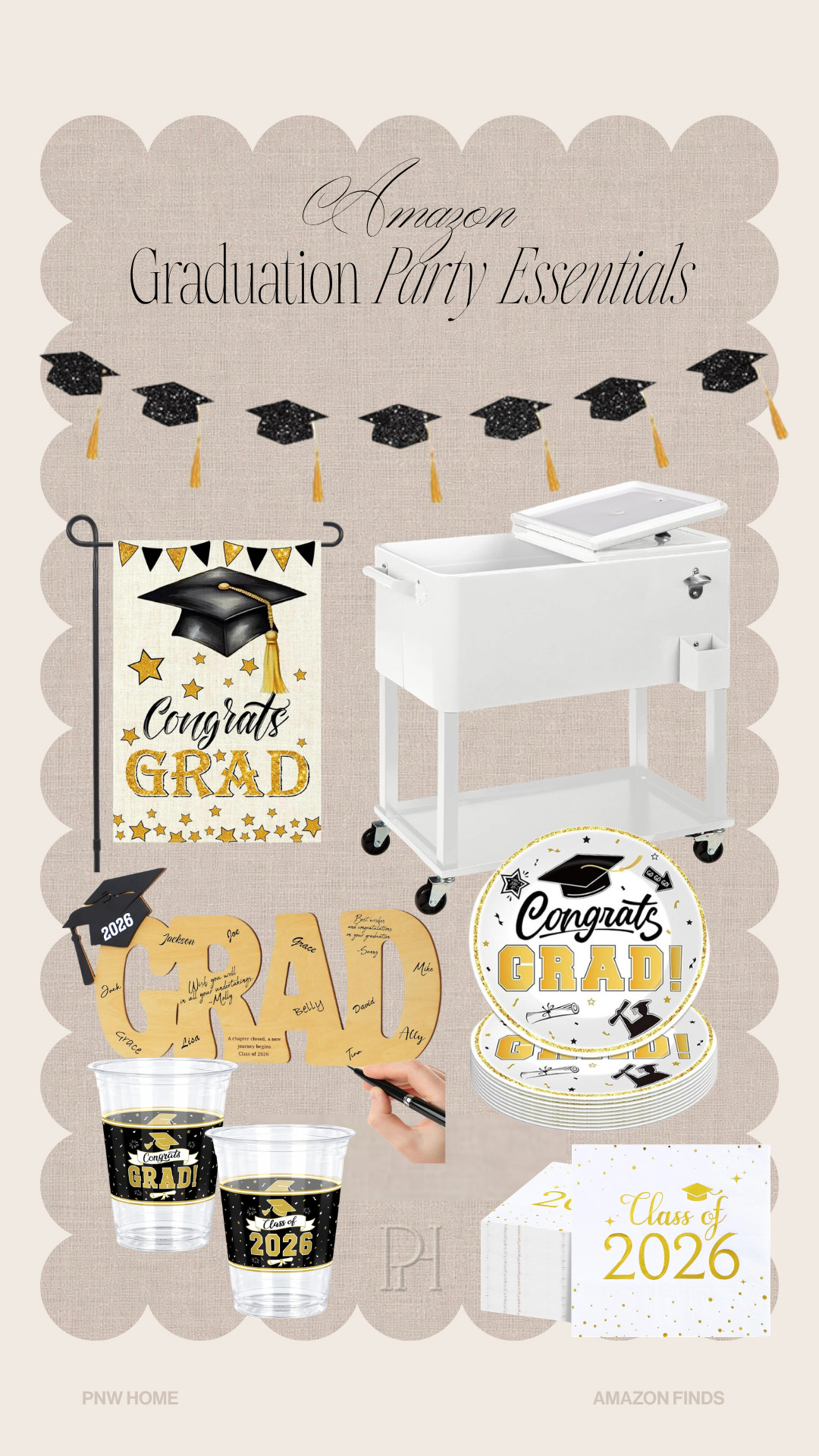Amazon finds that are great for celebrating your grad this year!

graduation banner, cooler, outdoor entertaining, graduation party, graduation garland, graduation party essentials, paper plates, cups, class of 2026 

 #LTKSeasonal #LTKKids