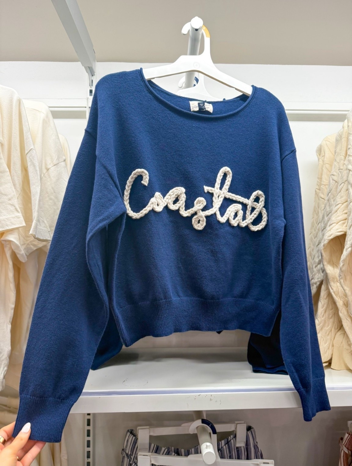 Restocked!! Coastal sweater from target style! 




Target finds 
Coastal aesthetic 
Beach sweater 
Spring outfit 
Spring fashion finds 


#LTKSeasonal