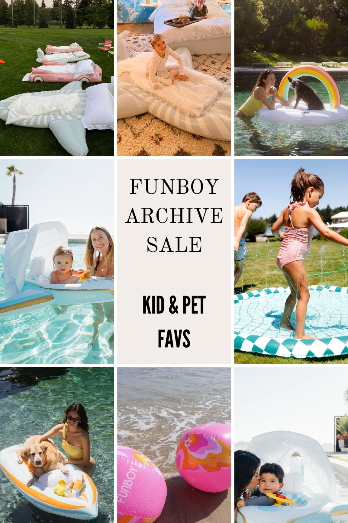Funboy Warehouse Sale - Up To 60% Off! Including popular floats from the vault.

Sale: February 6th - 11th 

Pool floats / luxury pool floats / luxury snow sleds / inflatable snow tube / inflatables / summer toys / pool toys / beach toys / #ad

#LTKfamily #LTKkids #LTKsalealert