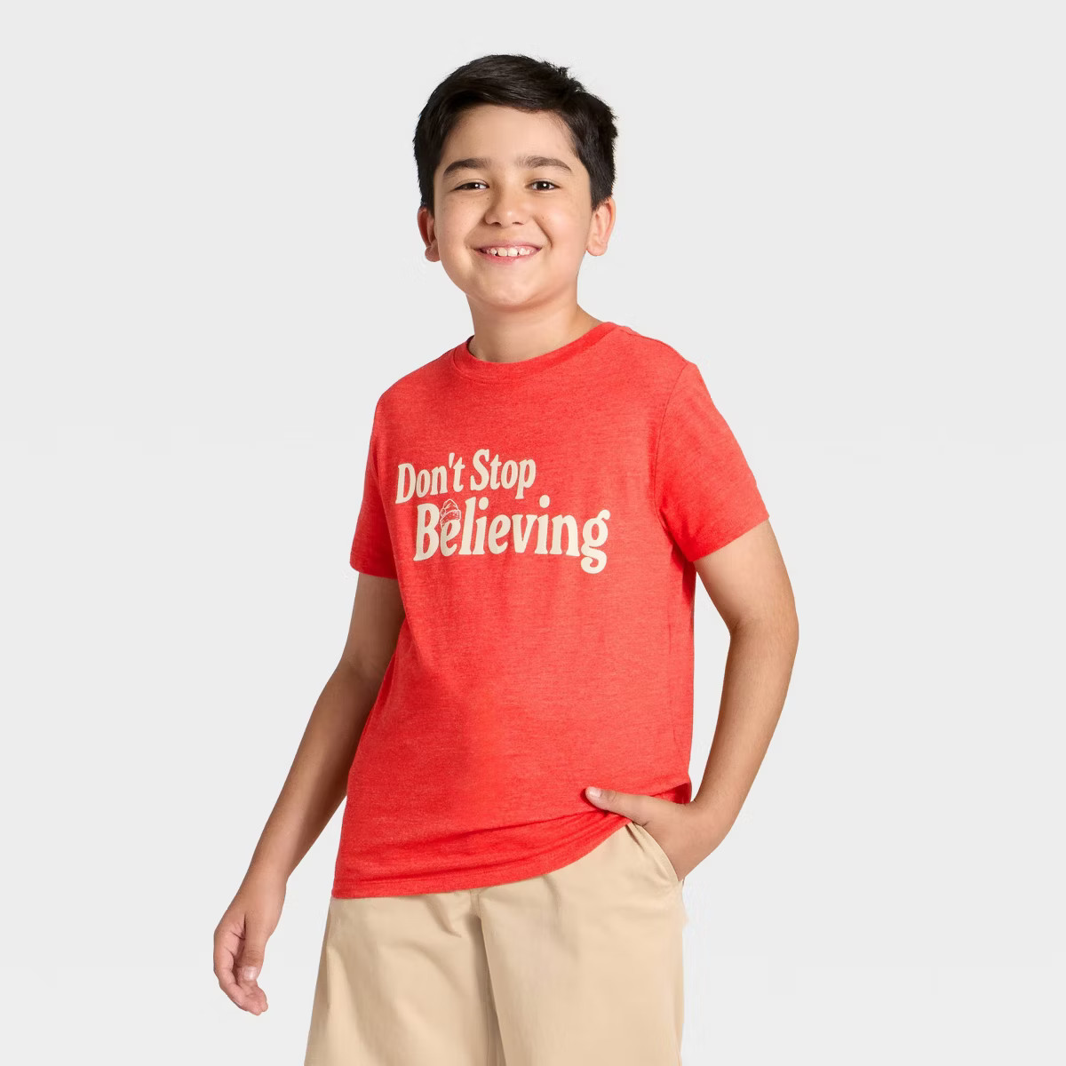Boys' Holiday Graphic T-Shirt - Cat & Jack™ Red S | Target