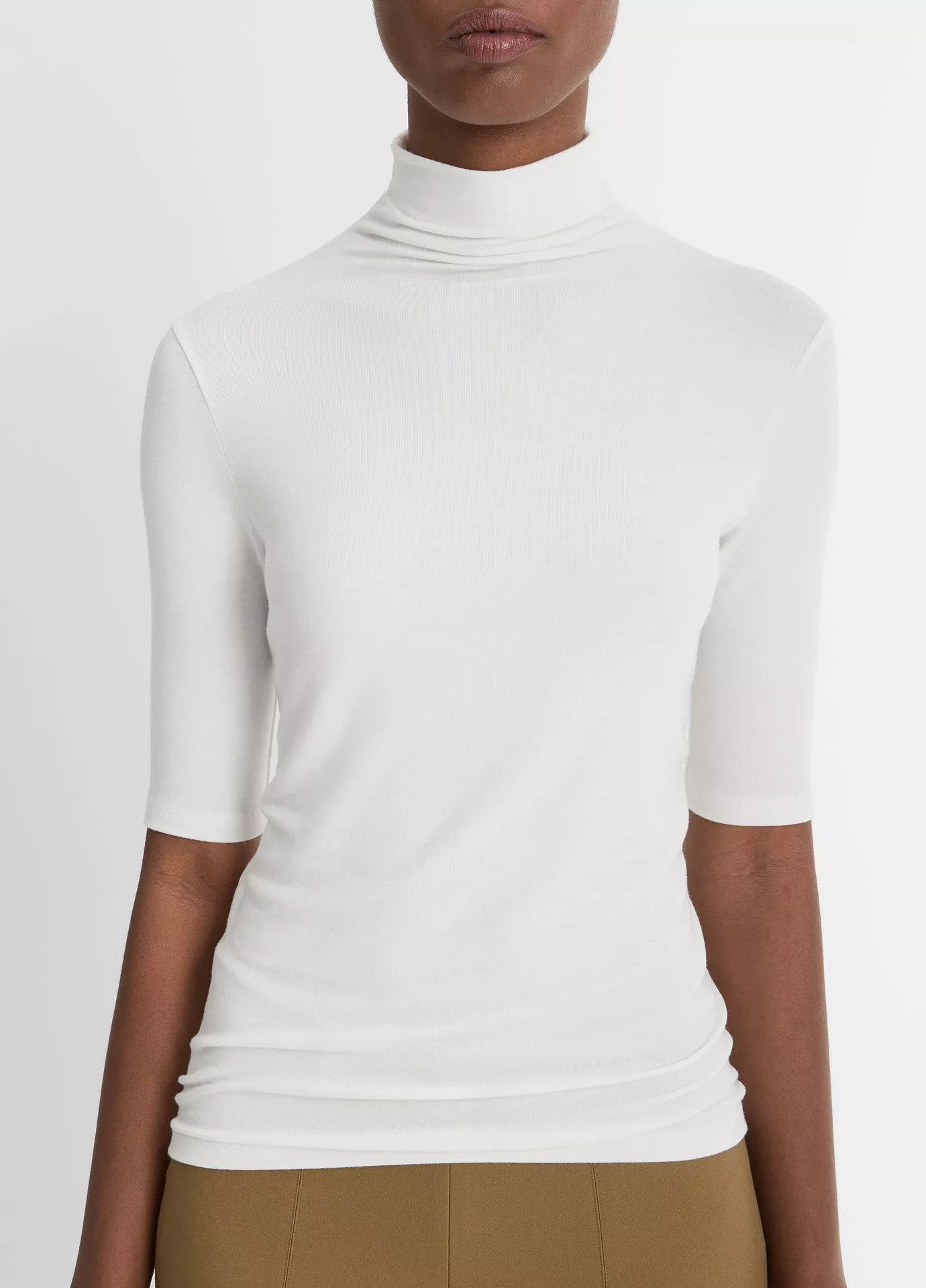 Elbow-Sleeve Turtleneck | Vince LLC