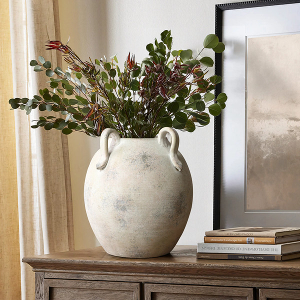 Terracotta Amphora Vase