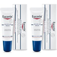 Eucerin Dry Skin Acute Lip Balm Duo 2 x 10ml | Look Fantastic (UK)