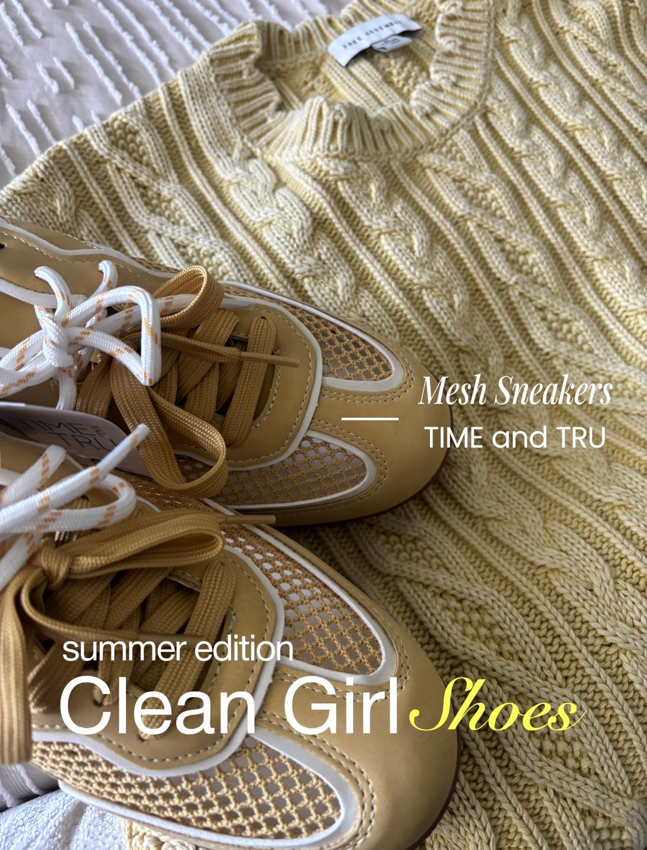Clean girl summer but make it comfortable.

I’ve been loving elevated basics lately, and Walmart has surprisingly become one of my favorite places to find neutral summer pieces that look expensive without the luxury price tag.

These mesh sneakers are under $30 and perfect for:

* summer travel outfits
* airport looks
* everyday errands
* casual office outfits
* vacation walking shoes
* soft life summer outfits

And this butter yellow sweater vest? Immediately yes. The texture, the fit, the color. It easily gives effortless rich auntie energy while still being wearable in real life.

Everything linked in my LTK before sizes disappear.

#CleanGirlStyle #WalmartFinds #SummerOutfits #NeutralFashion #SoftLifeStyle #LTKStyle #AffordableFashion #EverydayLuxury

#LTKWorkwear #LTKootd #LTKPlusSize