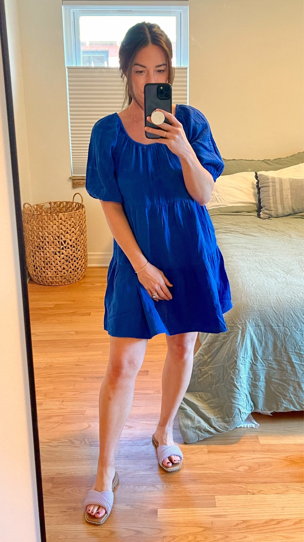 On sale for $15 today only and comes in 5 colors! I’m wearing a size M petite but a regular length would be a better fit (I’m 5’5” tall and weigh 135lbs)

#LTKunder50 #LTKsalealert #LTKSeasonal