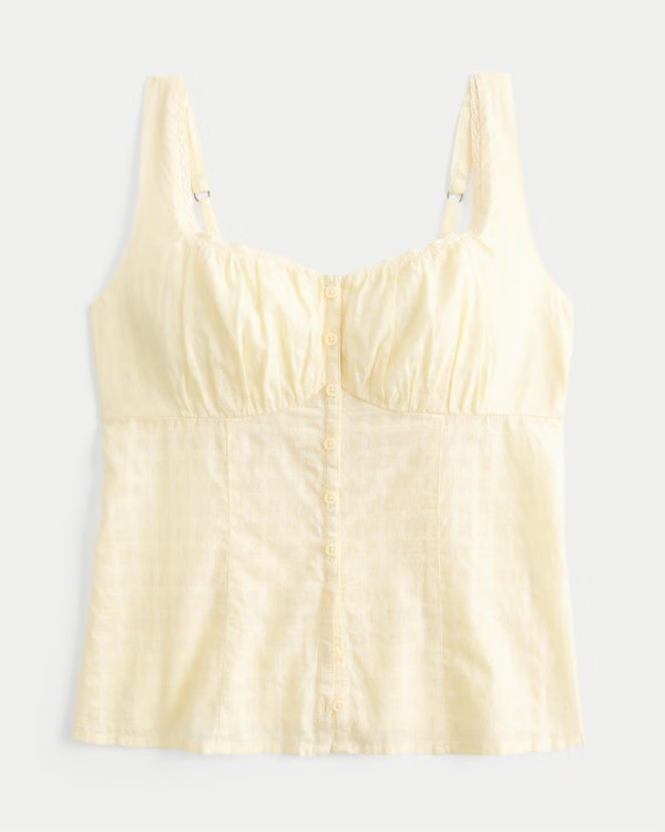 Bluse mit Knopfverschluss | Hollister (EU)