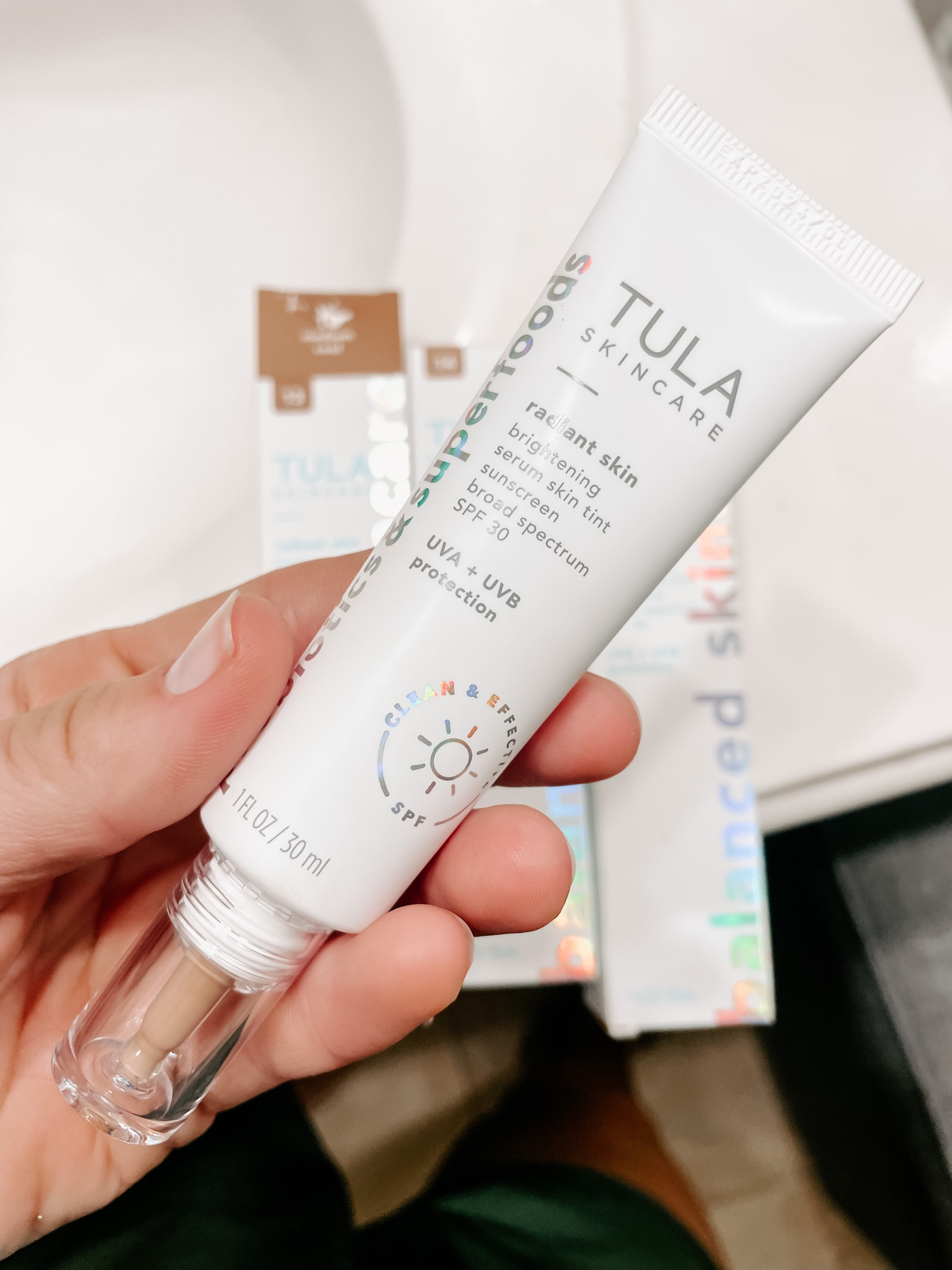 New skin tint from Tula! Shade: medium cool 

#LTKunder50 #LTKbeauty #LTKsalealert