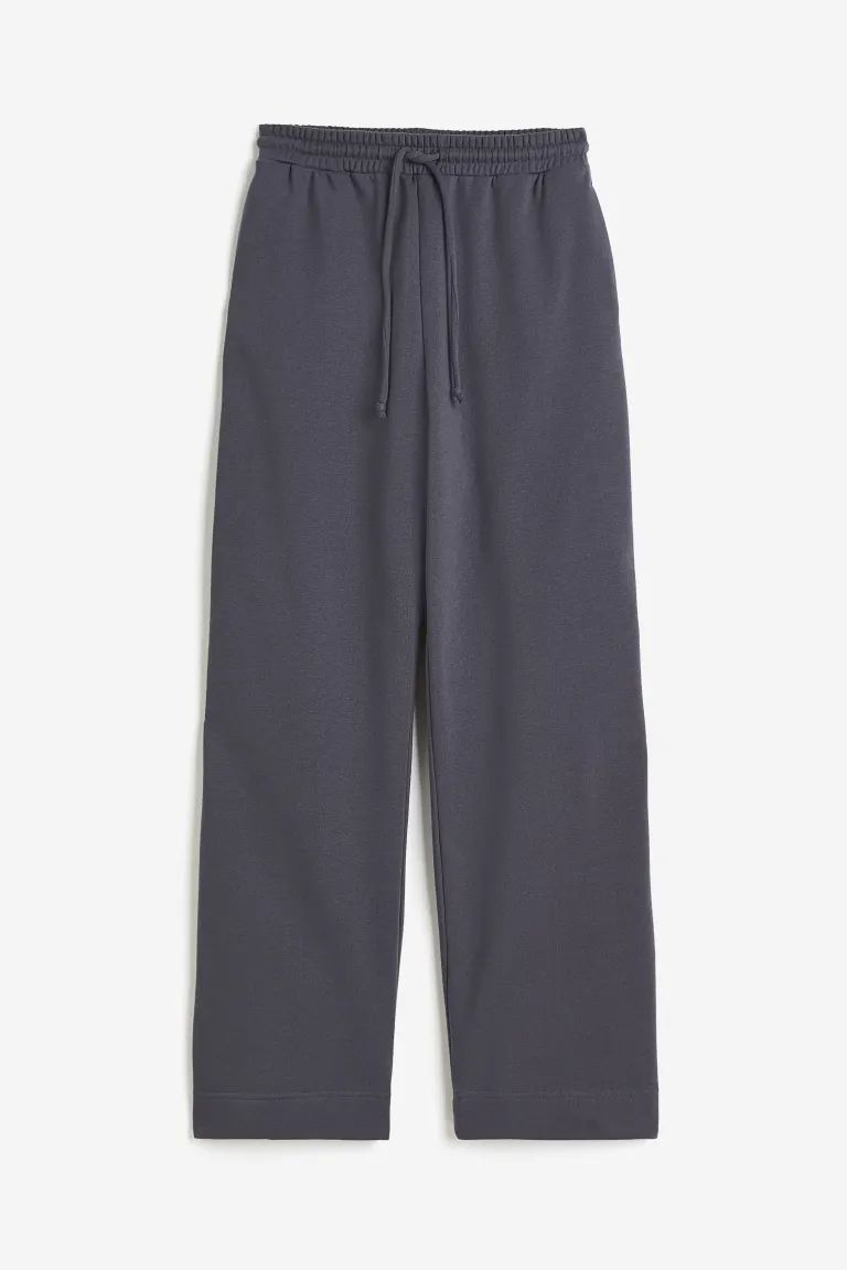 Wide-cut Sweatpants - Dark gray - Ladies | H&M US | H&M (US + CA)