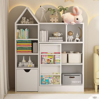 Coolmee 43.7 inch Kids Toy Storage Organizer and Bookshelf, Floor Storage Cabinet Toy Chest with Movable Drawers for Playroom, Bedroom, Classroom | Target