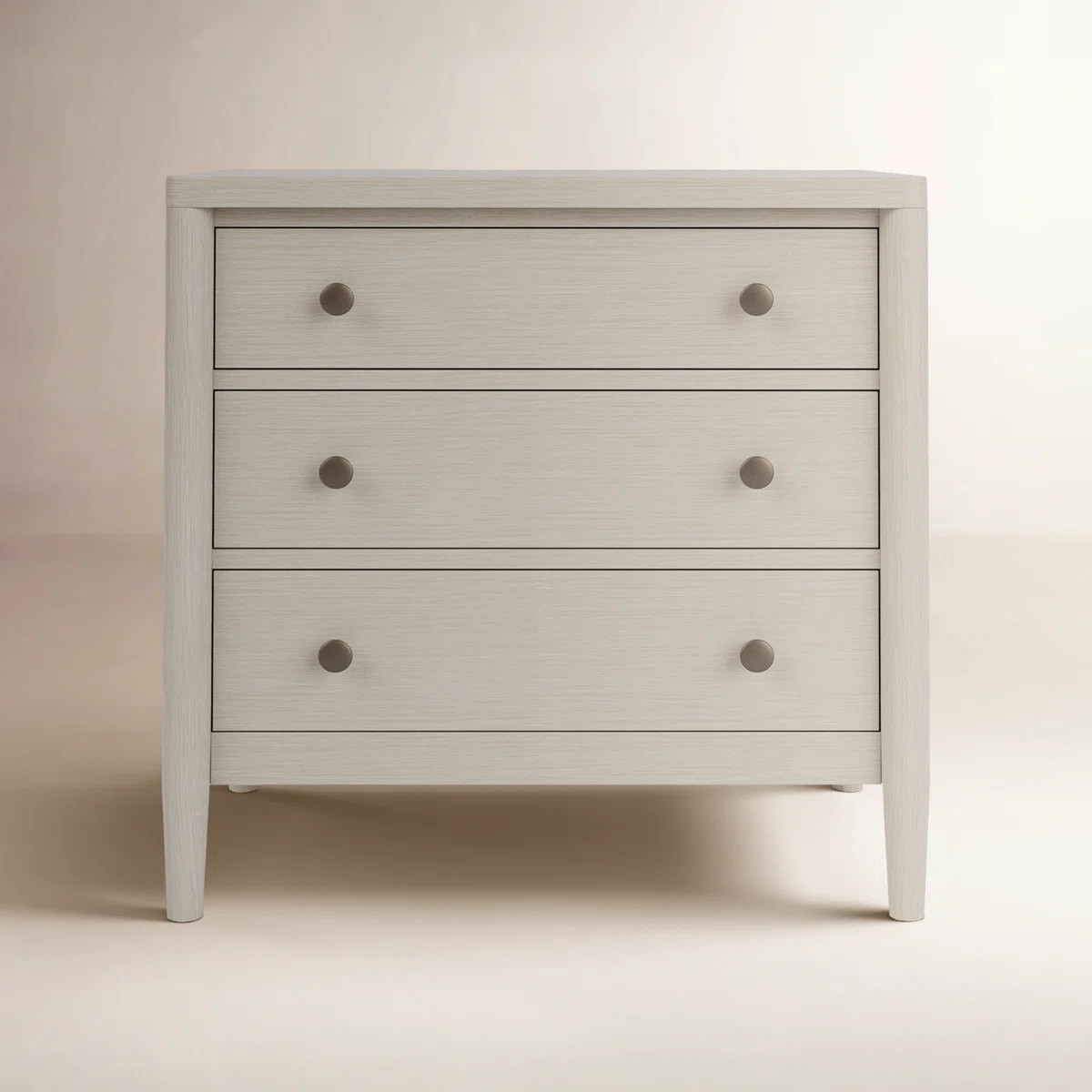 Shannen 29" W Solid and Manufactured Wood 3-Drawer Nightstand | Wayfair North America