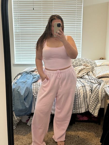 loungewear perfectionnnn with this unexpected perfectly matched set!! Size xxl in top and xl or 2X in bottoms! 

#LTKxTarget #LTKplussize #LTKfindsunder100