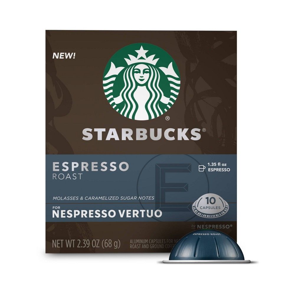 Starbucks by Nespresso Vertuo Line Espresso Roast Coffee - 10ct | Target