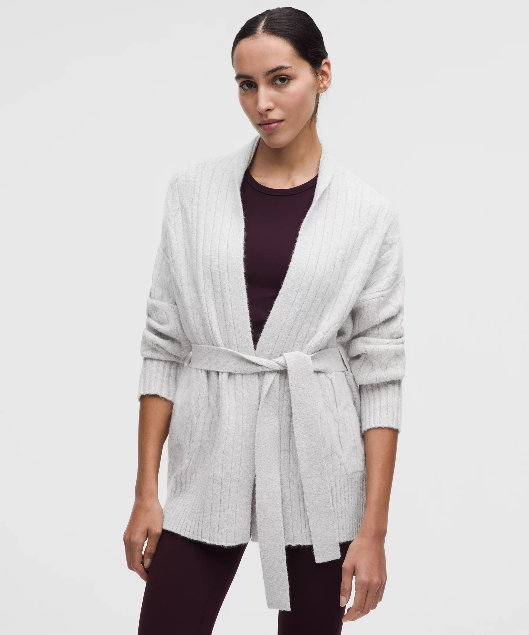 Alpaca-Blend Tie-Front Long Cardigan | Lululemon (US)