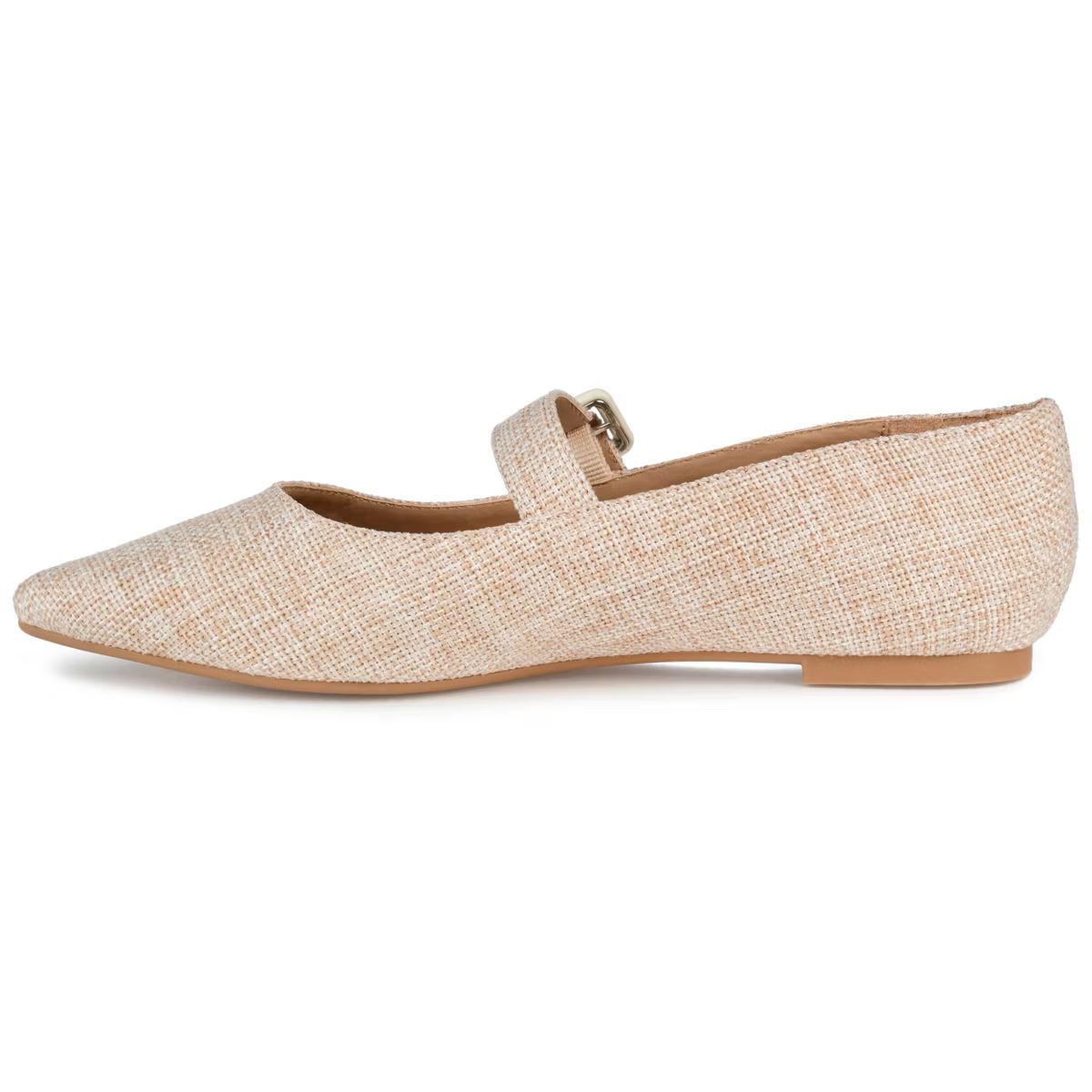 Journee Collection Womens Karissa Buckle Pointed Toe Mary Jane Flats | Target