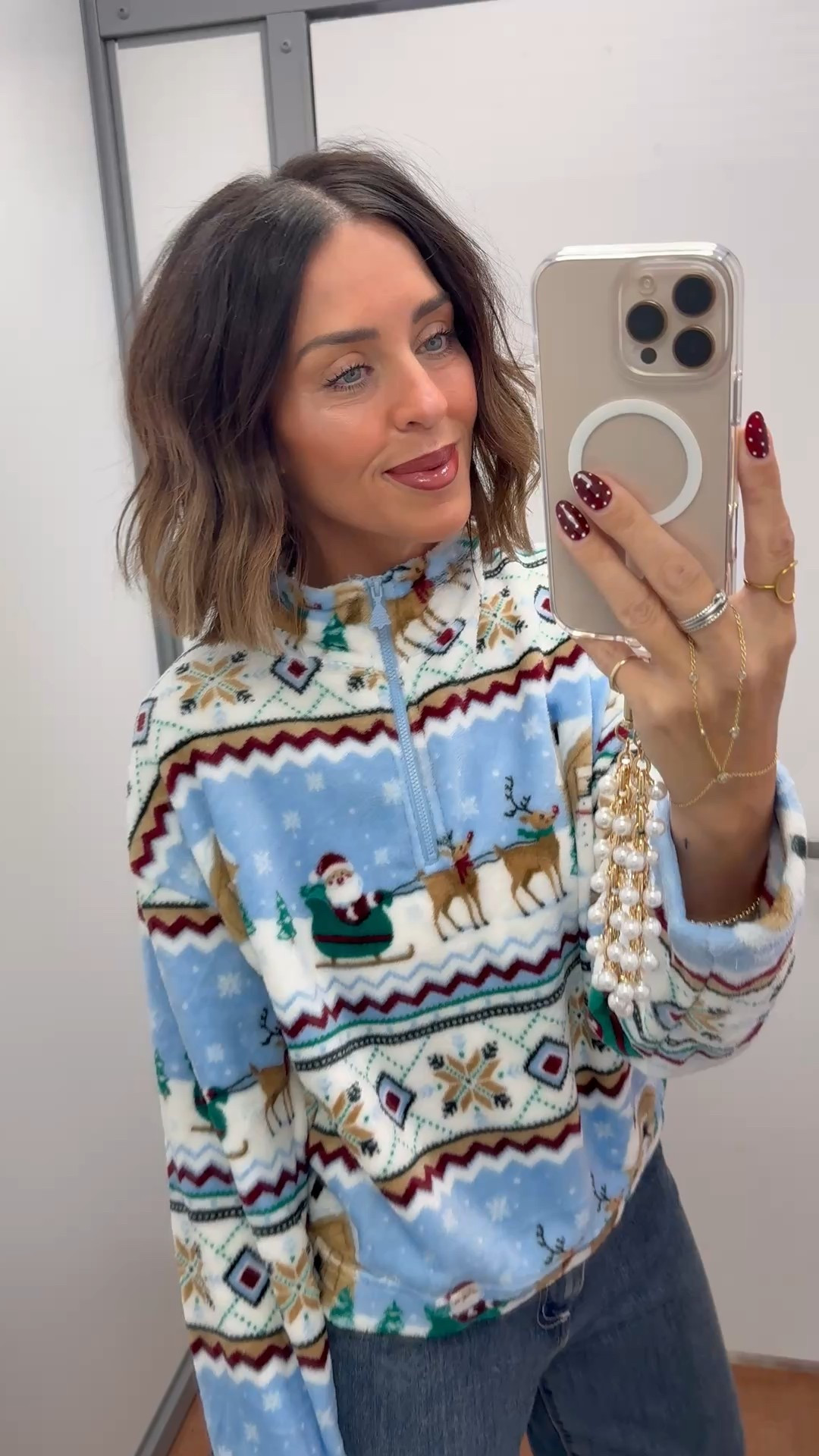 Walmart viral half zip - only $12
Size L but would’ve loved the XL too!!



#LTKStyleTip #LTKFindsUnder50 #LTKHoliday