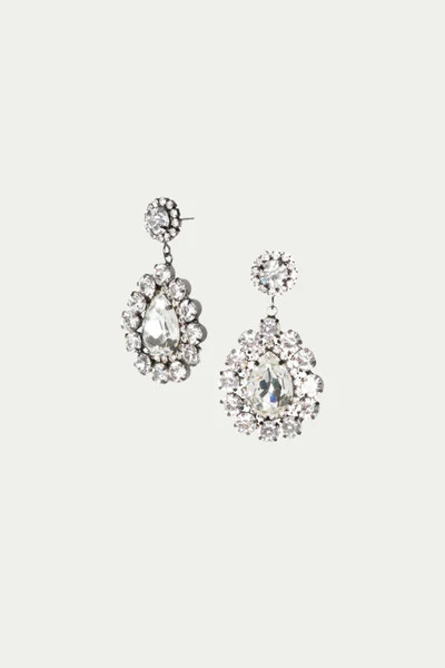 KJL CRYSTAL TEARDROP POST DROP EARRING | Trina Turk