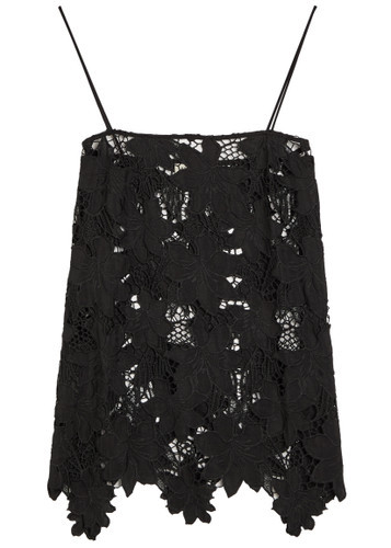 T CAMILLA LACE TOP_73251_BLAC | Harvey Nichols