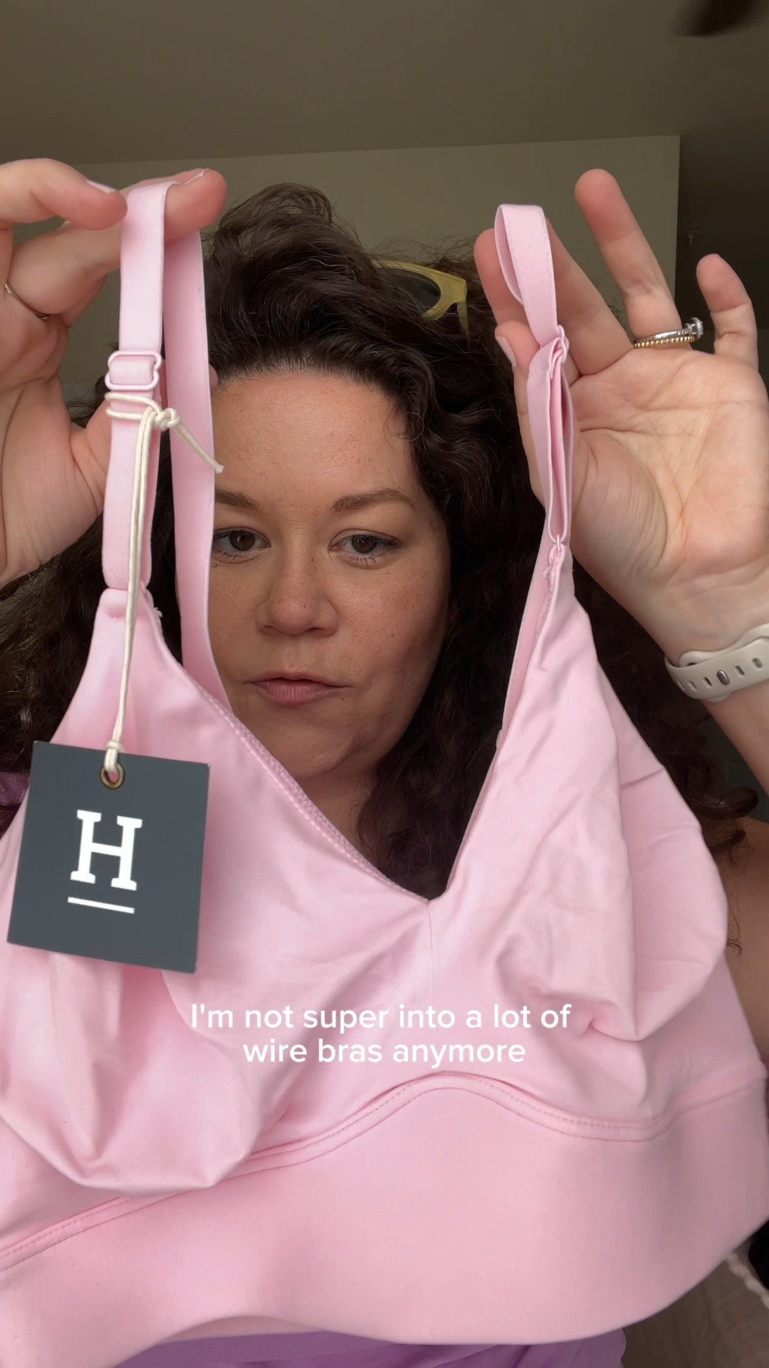 My current favorite bras: Harper Wilde #ad I love the bliss triangle bralette & the base T-shirt bra. Also loving their boy short. I find them to to be TTS! #HarperWildePartner 

#LTKVideo #LTKMidsize #LTKFindsUnder100