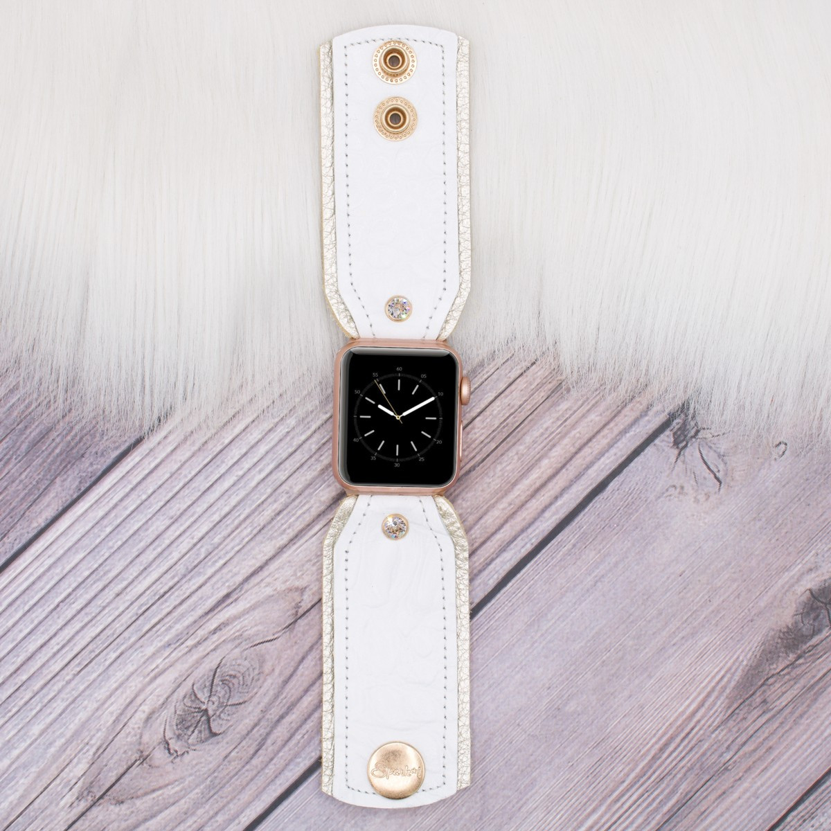 Limited Edition Bow Band in Luxe Luna Croc | Sparkl