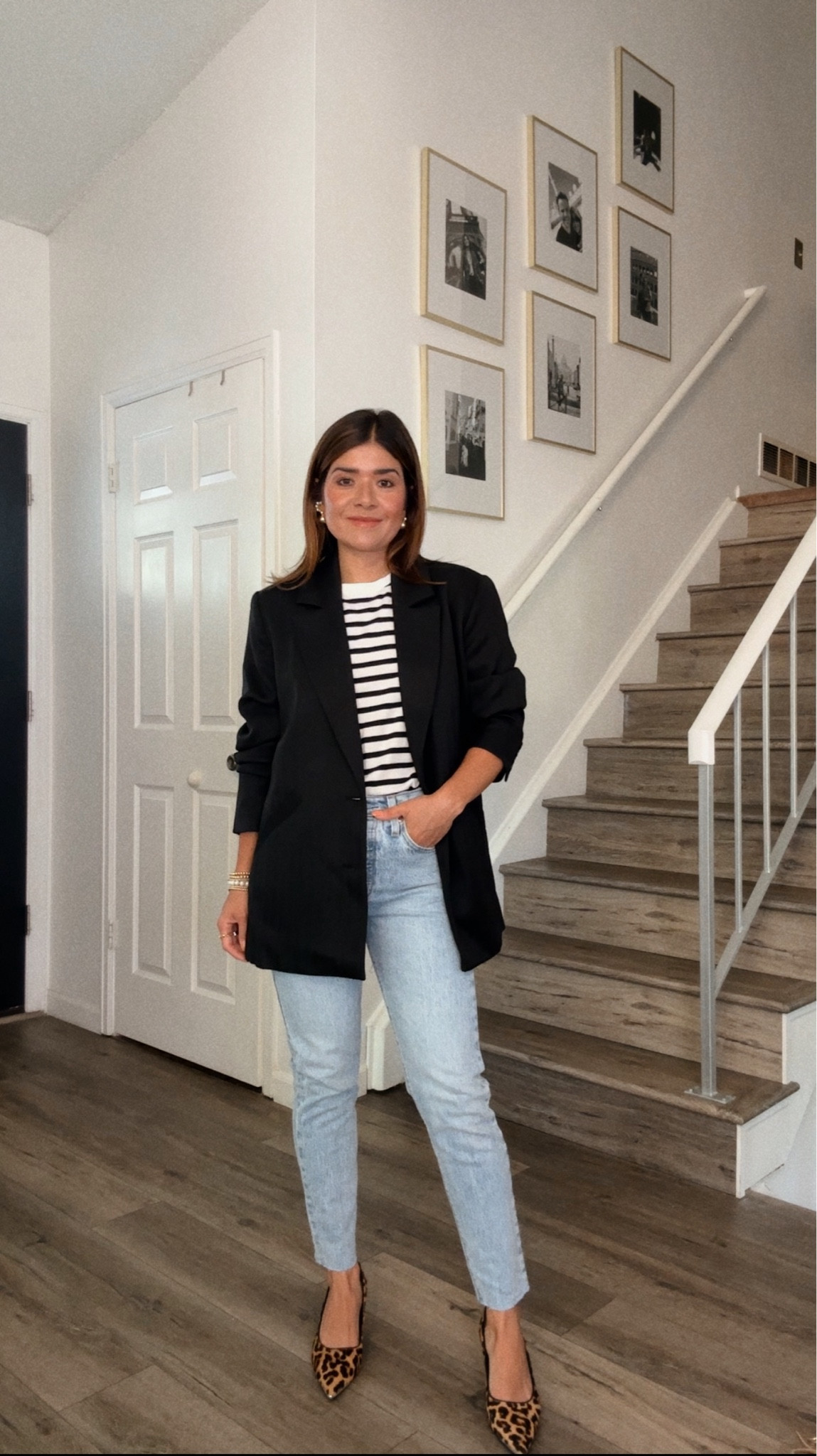 The black blazer and leopard pumps you’ll need for this fall!! Take 40% off my blazer and pumps! 
Blazer size xs
Jeans size 25


#LTKShoeCrush #LTKFindsUnder100 #LTKxNSale