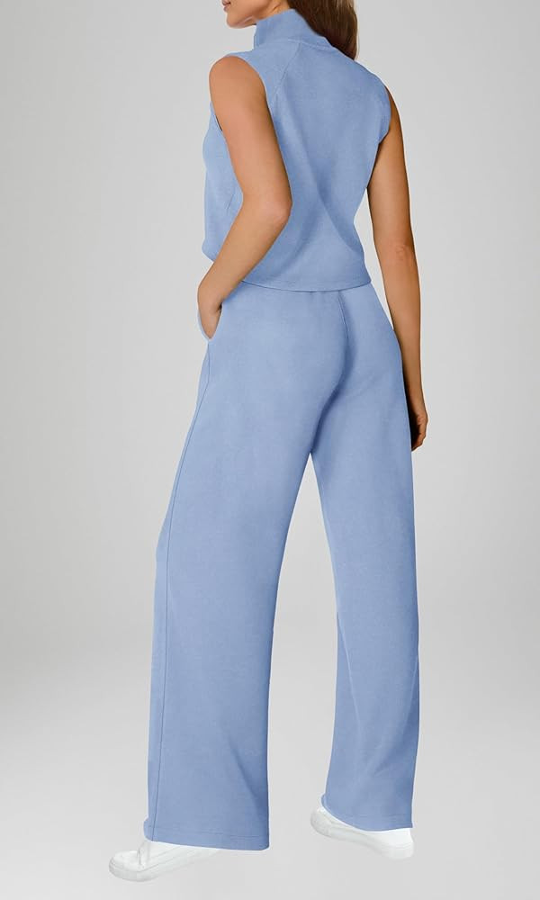 Amazon.com: SENSERISE Womens Summer Jumpsuits Dressy Casual One Piece Jumpsuit Wide Leg 2026 Loun... | Amazon (US)