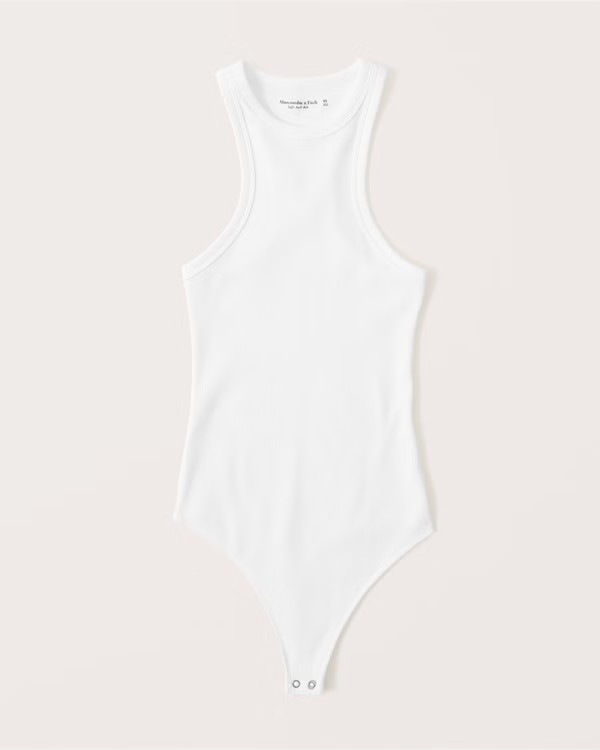 Ribbed Scuba Essential Bodysuit | Abercrombie & Fitch (US)