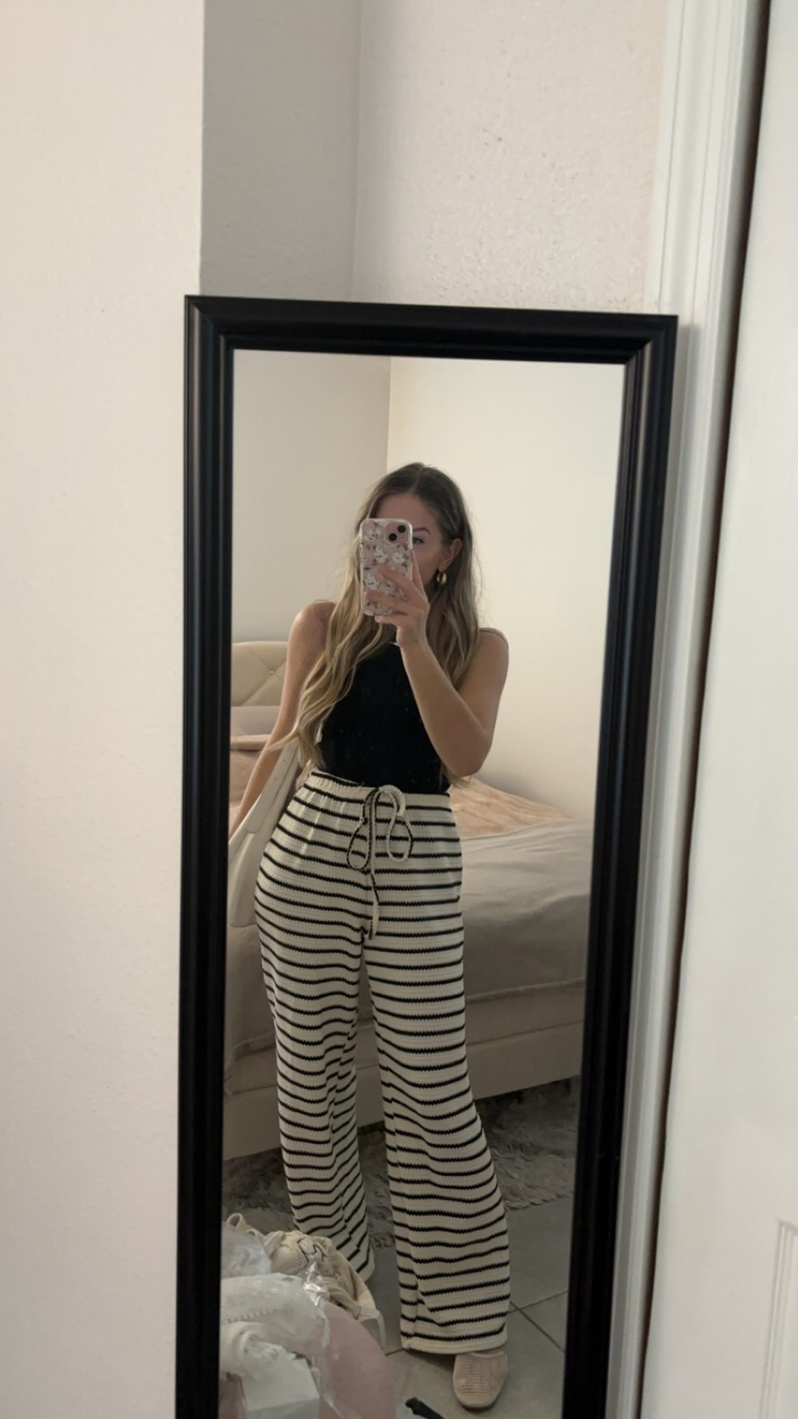 Striped pants summer outfit🤍

#LTKootd #LTKSeasonal