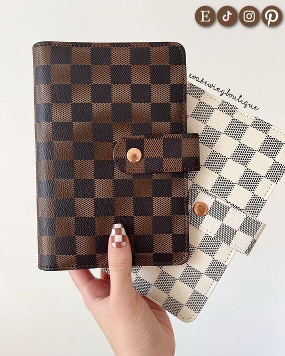 BLANK Checkered CHECKMATE A6 Budget Planner W/ Cash Envelopes - Etsy | Etsy (US)