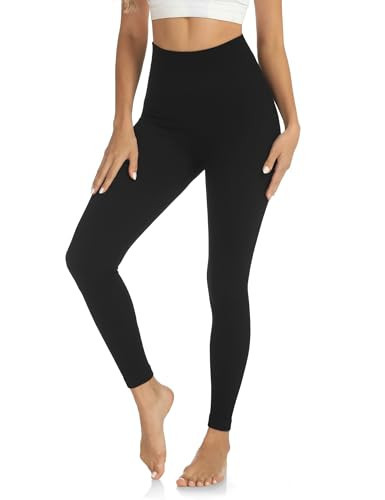 DIBAOLONG Black Workout Leggings for Women High Waisted Tummy Control Gym Buttery Soft Yoga Pants for Running Athletic Sports S | Amazon (US)