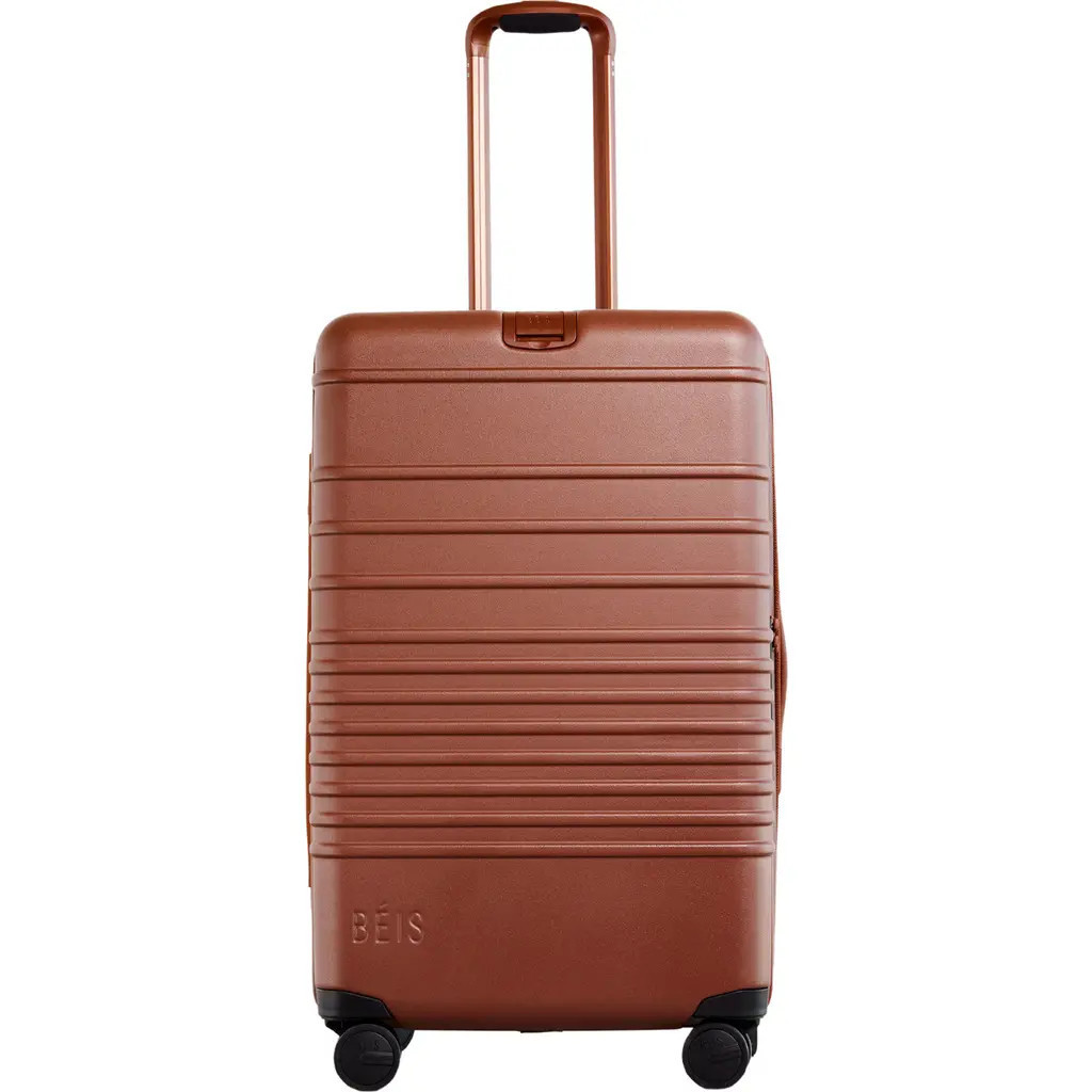 Béis The Medium Check-In Roller Suitcase in Maple at Nordstrom | Nordstrom