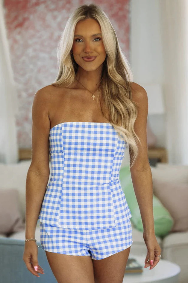 Porch Swing Moments Top - Blue and White | Hazel and Olive