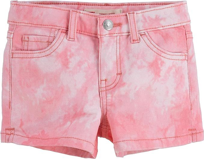 Levi's Girls' Denim Shorty Shorts | Amazon (US)