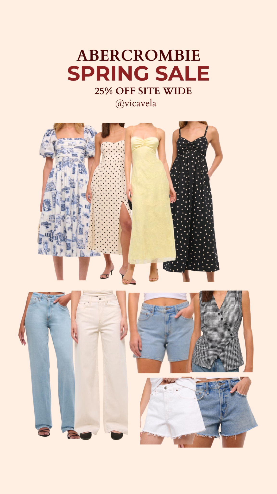 Abercrombie Spring sale


Wedding guest dress, maxi dress, summer dress, vacation dress, polkadot dress, Abercrombie, shorts, light, denim, jeans, Abercrombie, jeans,

#LTKFindsUnder50 #LTKSaleAlert #LTKSeasonal