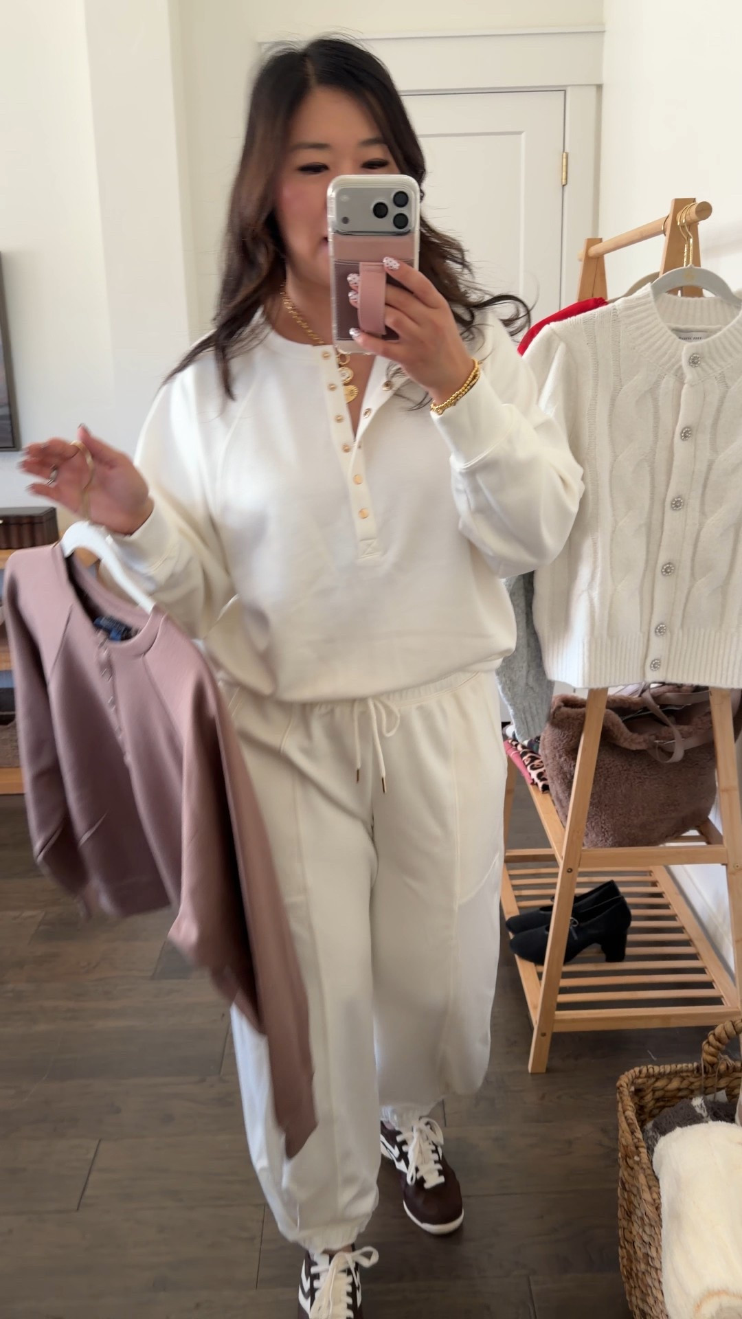 White Walmart ScubaKnit Set: Medium
Could size down if want it more fitted 