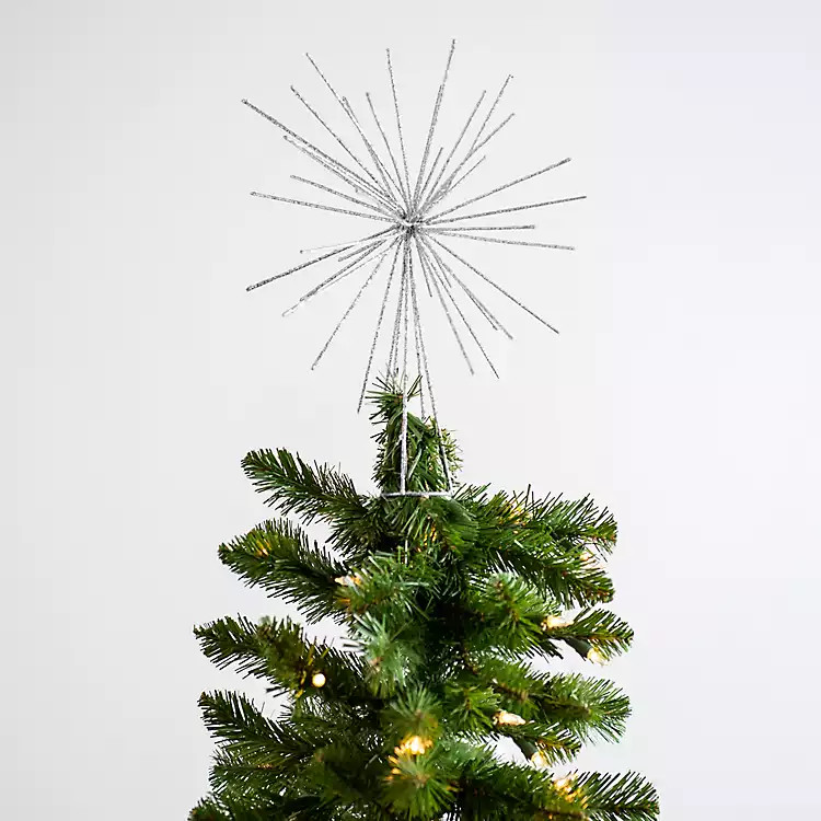 Silver Sputnik Tree Topper | Kirkland's Home