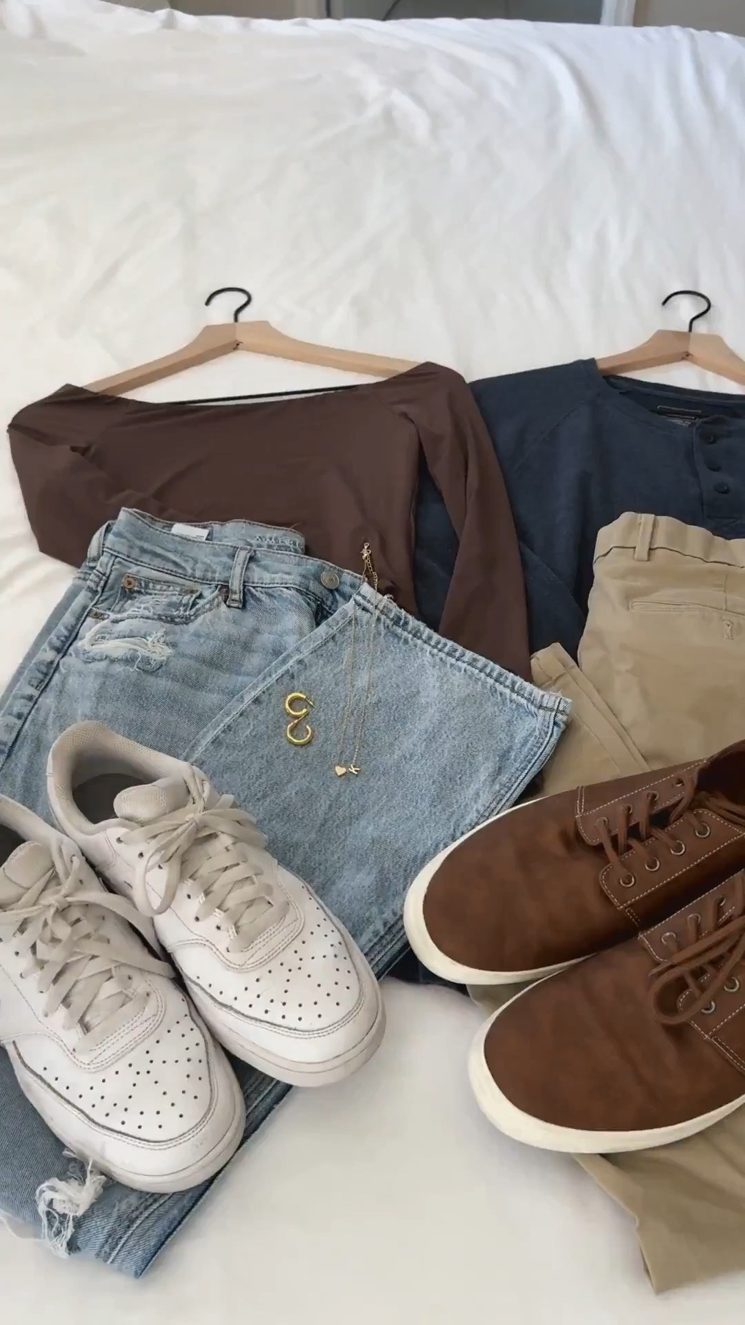 Fall days done right 🍂 Cozy layers, crisp air, and matching fall energy 🫶🏼 whether it’s coffee runs, pumpkin patches, or just a slow Saturday stroll 🤎 #FallVibes #HisAndHersStyle #LTKFall #OOTD #CouplesStyle #FallOutfits #CozySeason #NeutralAesthetic #LTKHisAndHers

#LTKGiftGuide #LTKMens #LTKCyberWeek