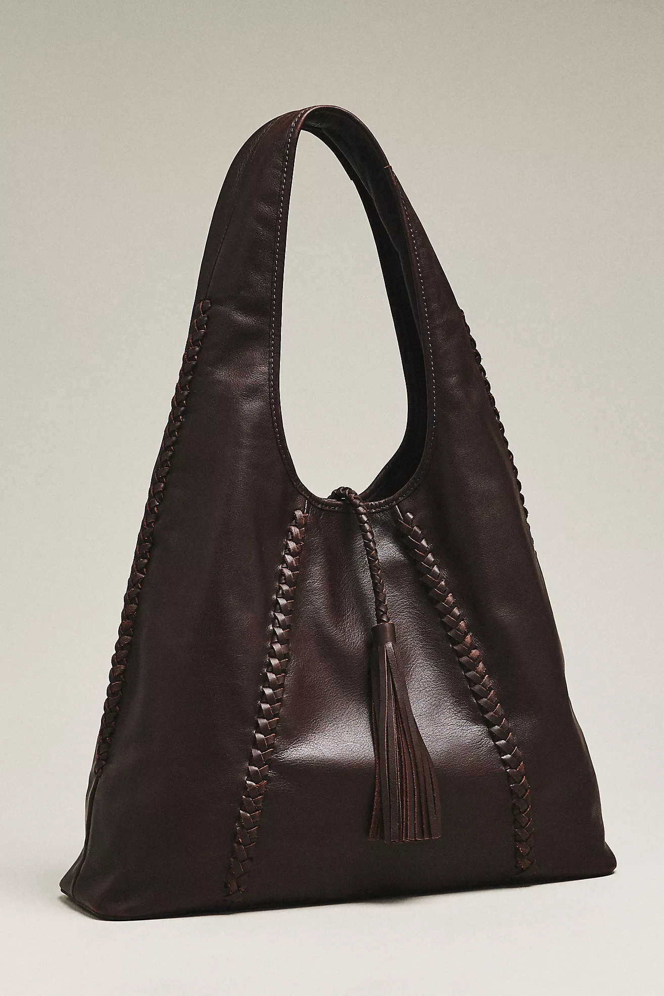 btb Los Angeles Piper Suede Tassel Hobo Bag | Anthropologie (US)