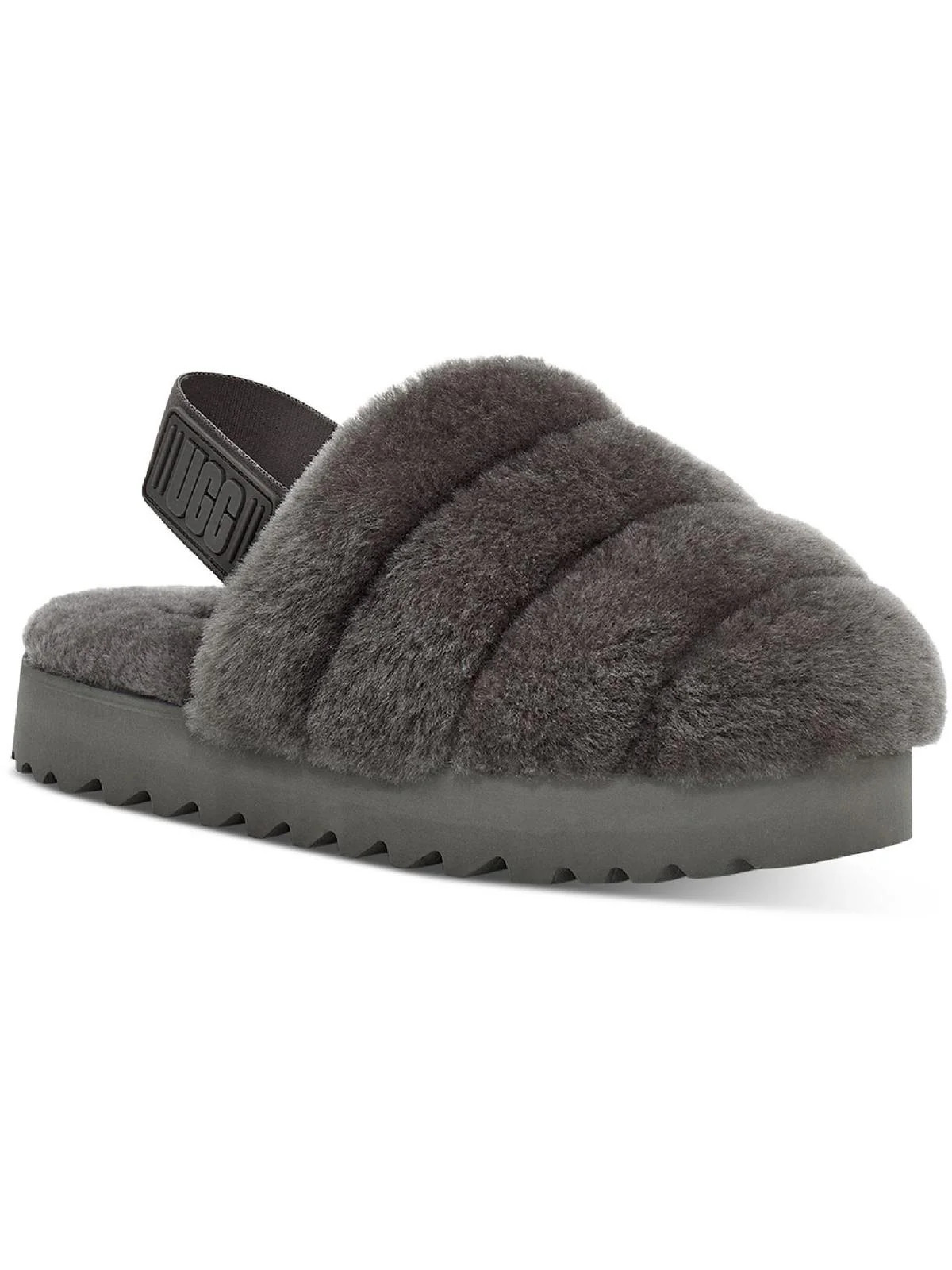 Super Fluff Womens Shearling Cozy Slingback Slippers | Shop Simon