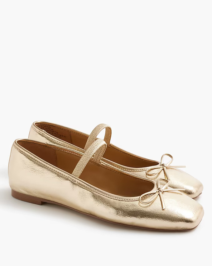 Ballet flats with strap | J.Crew Factory