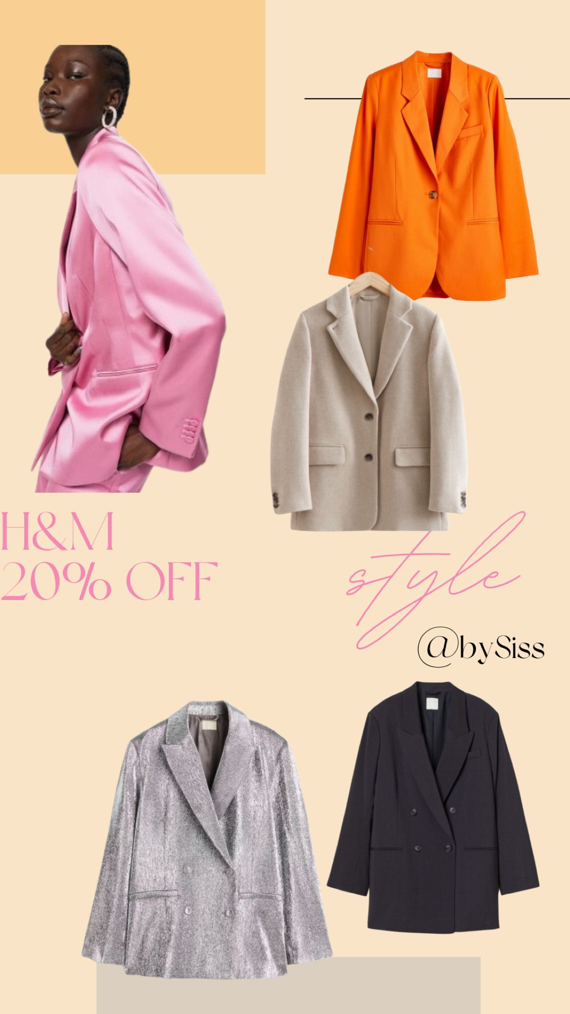 h&m blazer sale