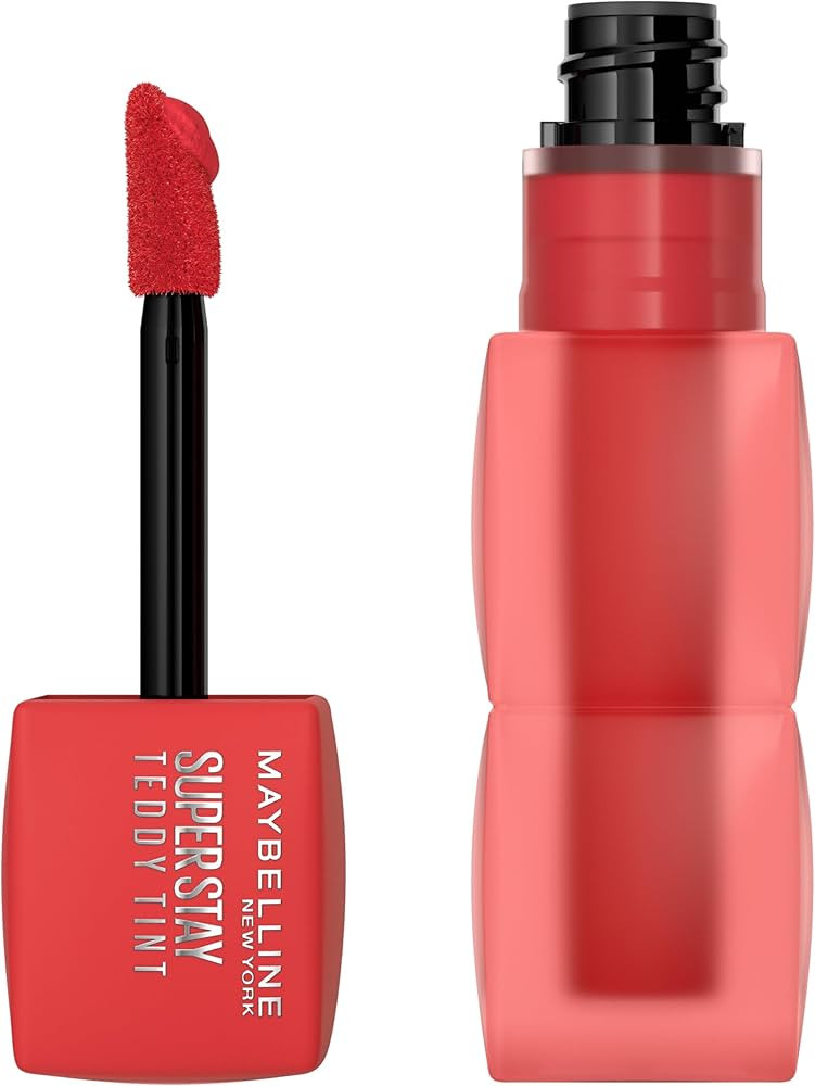 MAYBELLINE Super Stay Teddy Lip Tint, Long Lasting Matte Lipstick For Up To 12HR Wear, Coquettish... | Amazon (US)