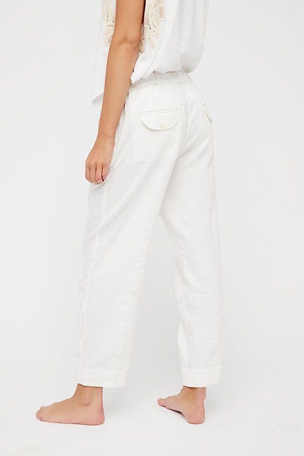 Everyday Chambray Pull-On Pants by Free People | Free People