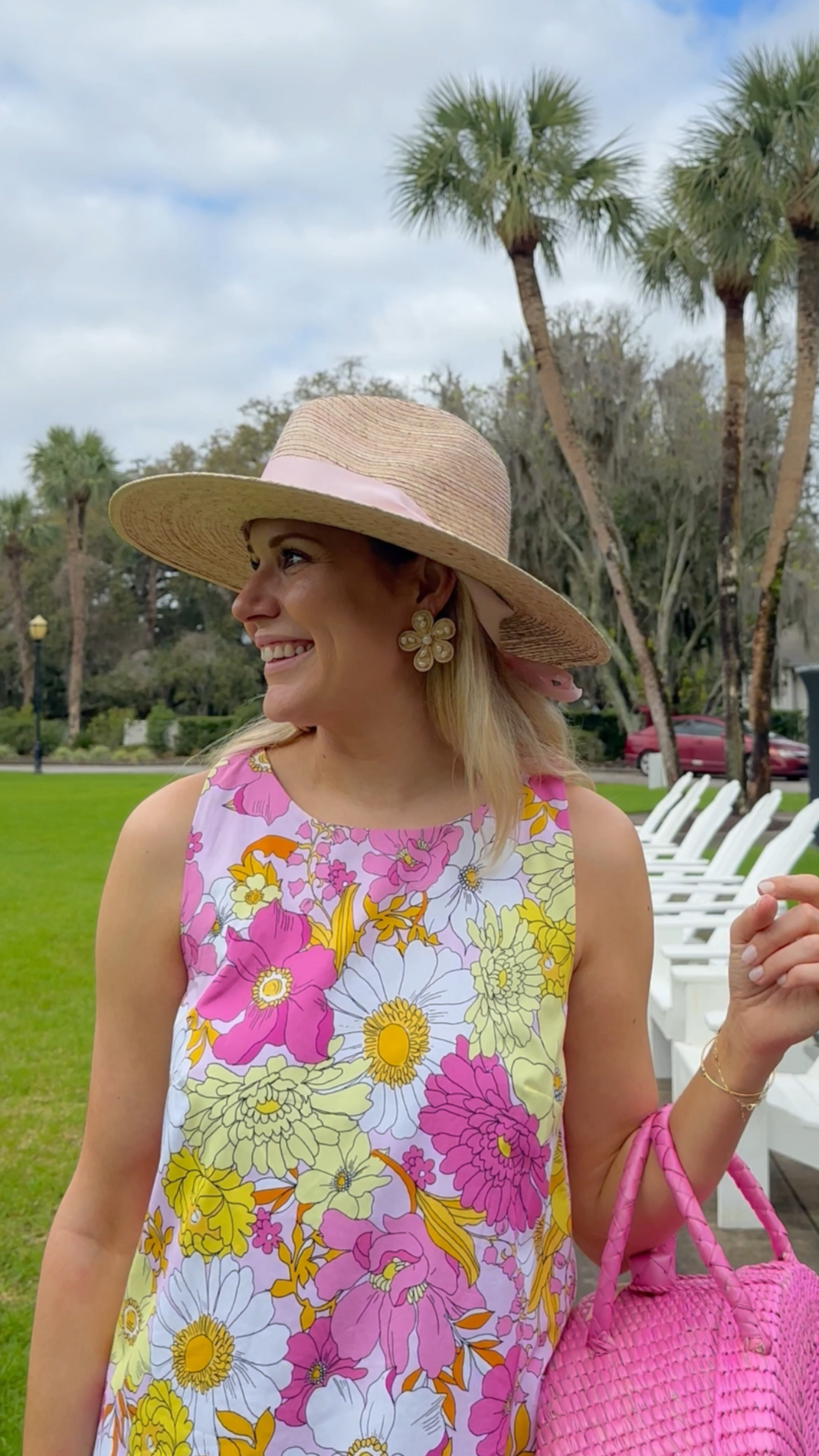 Spring vibes in full bloom with @the_hermoza shift dress… 🌞🌸 Comment DRESS & I will send you the link to this look! 

 #ad #thehermoza 

#LTKVideo #LTKSeasonal #LTKstyletip