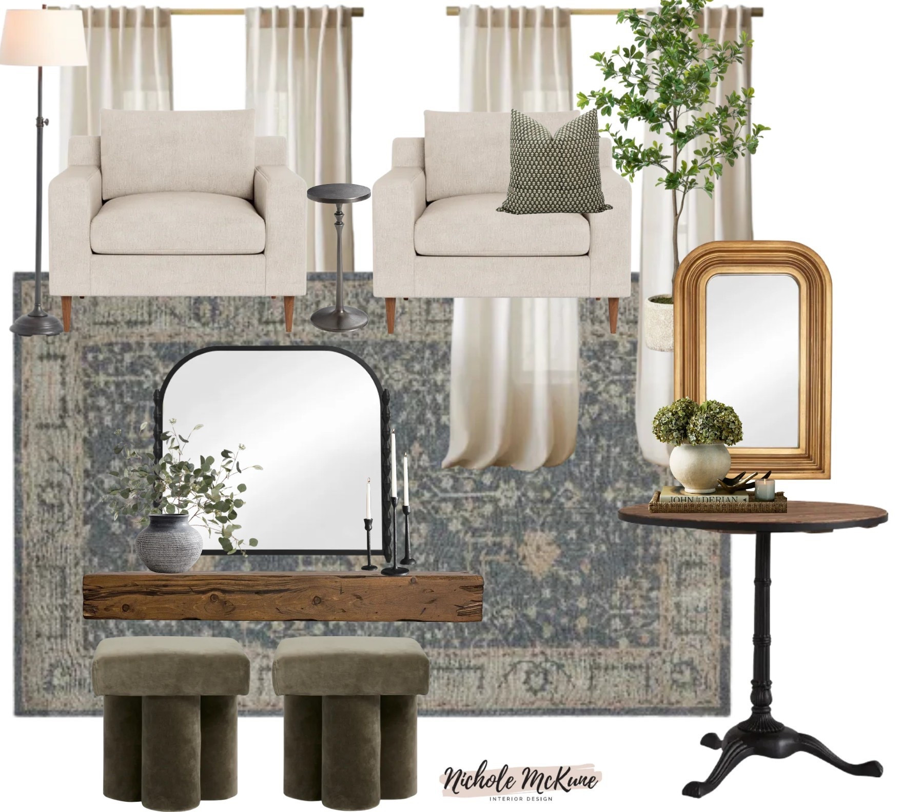 Warm, layered, and timeless ✨
This curated entryway design blends classic traditional style with modern textures — featuring cozy accent chairs, a vintage-inspired rug, sculptural stools, and elegant mirrors that elevate any space. Tap to shop every piece and bring this refined, welcoming look into your home! 🤍#LTKInteriorDesign #LTKStyle #EntrywayDecor #TraditionalHomeStyle
#ModernTraditional #HomeDecorInspo #InteriorDesignIdeas #NeutralHomeDecor
#ClassicHomeStyle #VintageInspiredDecor #ShopTheLook #HomeFinds #DecorInspiration

#LTKHome