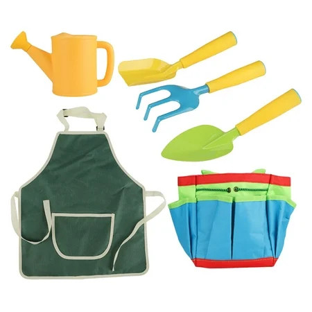 Etereauty Garden Mini Gardening Spade Set Tools Kids Beach Tote Children Playsets Bag Little Rake Ga | Walmart (US)