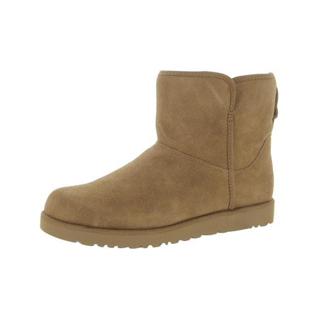 Ugg Womens Classic Ultra Mini Suede Winter & Snow Boots | Walmart (US)
