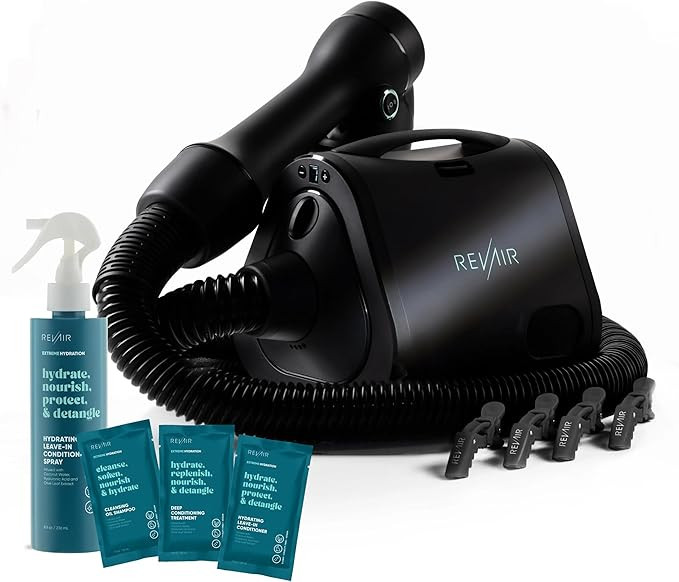 RevAir Reverse-Air Hair Dryer - Starter Pack - Includes Fan Favorite Products for Curly, Coily, a... | Amazon (US)